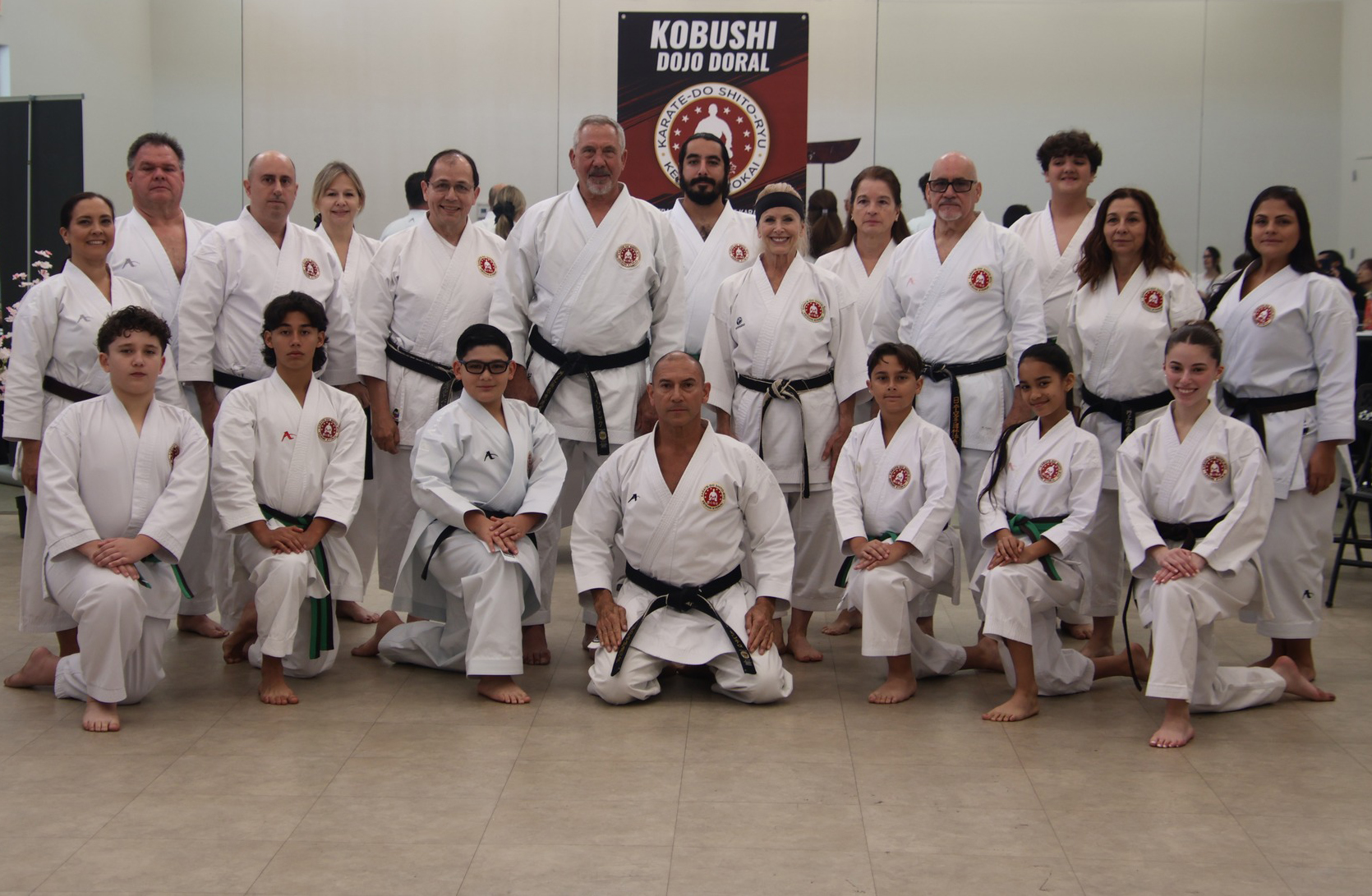 Kobushi Dojo Doral team at the new dojo